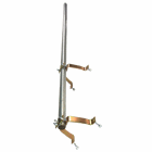 RON-104 Deluxe 4" Standoff Antenna Mast W Wall Mount  Bracket