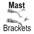 Antenna Mast Wall Brackets