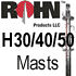 ROHN H-Series H30 H40 H50 Telescopic Masts