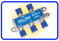4-Way Cable TV Splitter