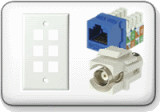 Keystone Jacks, Mounts and Plates