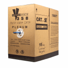 CAT-5E Plenum 24-AWG/ 4-pr CMP Rated UTP LAN Cable Blue
