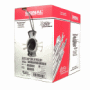 CAT-5E Riser 24-AWG/ 4-pr CMR Rated UTP LAN Cable Gray