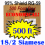 RG-59 18/2 Siamese Cable