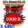 RG59 95% CCA Braid CCTV Video Coaxial Cable