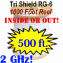 RG-6 3SF677TSVV Coaxial Cable RG6 Tri Shield