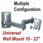 LCD-1 10� � 23� LCD Monitor Multi-Configurable Wall Mount