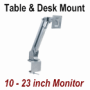 LCD-2 10� � 23� LCD Monitor Table & Desk Mount 