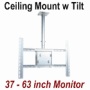 PDM-C 37� - 63� Flat Panel TV Monitor Ceiling Mount