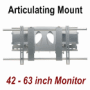 PDM-W 42� � 63� Flat Panel Display Articulating Wall Mount