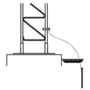 ROHN Tower BGK3G Base Rail Grounding Kit