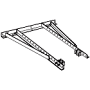 ROHN 25G 45G Tower 6-30" Universal Adjustable Wall Bracket R-HBU