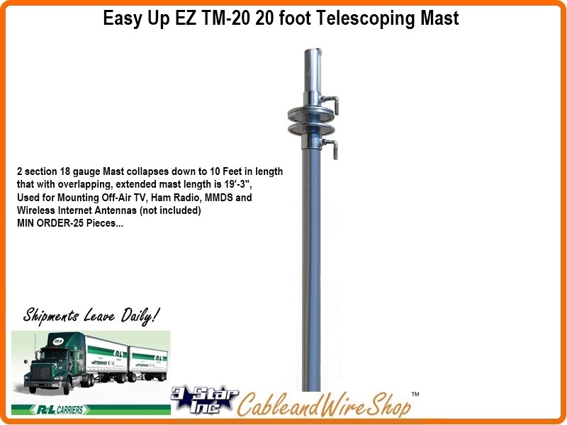 20 ft antenna mast