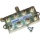 QINTAR 8-Way Vertical F Port Drop Splitter 5-900 MHz. -W- Ground
