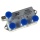 HOLLAND Vert. 3-Way Splitter 15-2150 MHz. Power Pass with Ground