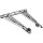 ROHN 25G 45G Tower 6-30" Universal Adjustable Wall Bracket R-HBU