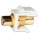 RCA to RCA Yellow Female Keystone Jack Insert White