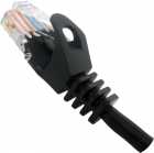 Cat6 UTP 550 MHz Snagless Ethernet Patch Cable 1 Foot Black