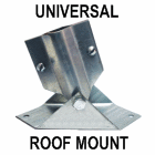 ROHN Universal Telescopic Push Up Antenna Mast Roof Mount R-ETMB