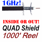 RG6 Quad Shield Coaxial Cable CommScope F6SSVV