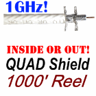 RG6 Quad Shield Coaxial Cable Andrew AC6QS-BVV 1000 Feet