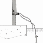 Rohn RSL RGKG-1 Leg Tower Grounding Kit 