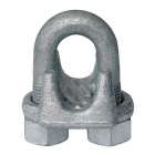 1/8"  Down Guy Wire Cable Clamp Galvanized Forged Steel