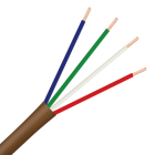 20AWG/4C Thermostat Wire Low Voltage Control Cable Brown