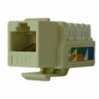 CAT 6 Keystone Voice Data Jack - Ivory