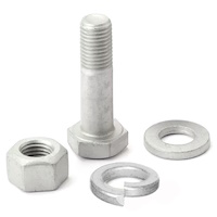 HDG Grade 5 Hex Bolt Assembly 7/16" x 4.00" inches