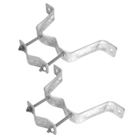 Antenna Wall Mount 4 inch W Style 3 inch Standoff Brackets