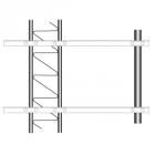 Single Side Arm Mount for Rohn 25G 3S-25MT | 3 Star Inc