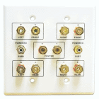 5.2 Home Theater Dual Gang Wall Outlet Plate