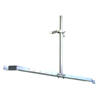 Adjustable Eave Mount Antenna Mast Bracket