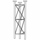 ROHN 45GSR Tower 4 Foot Short Base Section