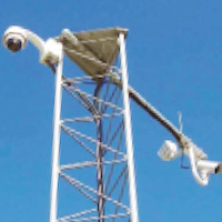 ROHN 65G 50 Foot Camera Tower 65SS050CT