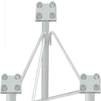 ROHN CP4A Top Cap Plate Kit for 65G Tower Sections