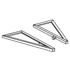 ROHN 65G Adjustable 18-30" House Bracket R-KH1014