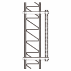 ROHN 65G Tower Side 4.5 inch O.D. Dish Mount R-KY510