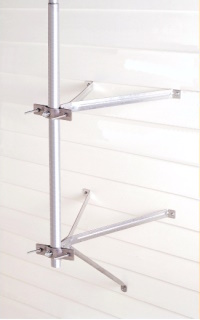 ROHN WM8D 8 inch Double Mount Antenna Mast Bracket