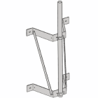 ROHN Heavy Duty Antenna Wall Mount R-WM212