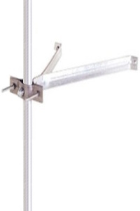 ROHN WM6S 6 inch Single Mount Antenna Mast Bracket