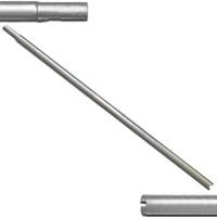  Rohn HDG Swaged Antenna Mast 5 Foot by 1.25" OD 16 AWG