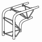 ROHN 25G 90 Degree Female to Male Tower Rigging Connection 2590FM