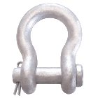 5/8 inch Round Pin Galvanized Shackle