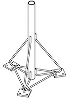ROHN 45GSRTTA Tapered Top Cap Assembly for 45GSR Tower