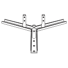 ROHN 25G Base For Flat Roof Tower Mount R-FR25G