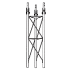 ROHN 25G Short Hinged Concrete Base Section R-SBH25G