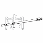 ROHN R-UHF25G Tower Side Arm Antenna Mount