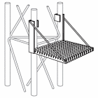 ROHN 25G Tower Work Platform Attachment R-WP25G